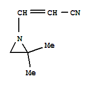 2-Propenenitrile,3-(2,2-dimethyl-1-aziridinyl)-(9ci) Structure,77376-91-1Structure