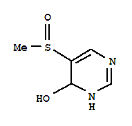 4-Pyrimidinol, 1,4-dihydro-5-(methylsulfinyl)-(9ci) Structure,773805-12-2Structure