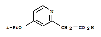 2-Pyridineaceticacid,4-(1-methylethoxy)-(9ci) Structure,773848-48-9Structure