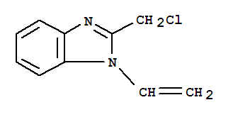 1H-benzimidazole,2-(chloromethyl)-1-ethenyl-(9ci) Structure,77416-96-7Structure