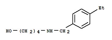 1-Butanol,4-[[(4-ethylphenyl)methyl]amino]-(9ci) Structure,774190-68-0Structure