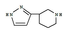 Piperidine, 3-(1h-pyrazol-3-yl)-(9ci) Structure,774479-26-4Structure