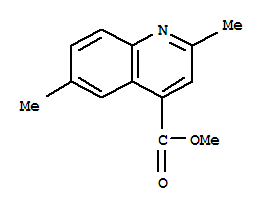 4-Quinolinecarboxylicacid,2,6-dimethyl-,methylester(9ci) Structure,774586-89-9Structure