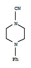 1-Piperazinecarbonitrile,4-phenyl-(9ci) Structure,77464-04-1Structure