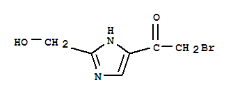 Ethanone, 2-bromo-1-[2-(hydroxymethyl)-1h-imidazol-4-yl]-(9ci) Structure,775533-04-5Structure