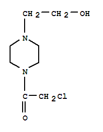 1-Piperazineethanol, 4-(chloroacetyl)-(9ci) Structure,77580-36-0Structure