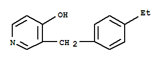 4-Pyridinol,3-[(4-ethylphenyl)methyl]-(9ci) Structure,776317-61-4Structure