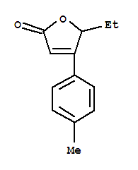 2(5H)-furanone,5-ethyl-4-(4-methylphenyl)-(9ci)Structure,777059-69-5Structure 2(5H)-furanone,5-ethyl-4-(4-methylphenyl)-(9ci) Structure,777059-69-5Structure