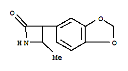 2-Azetidinone,3-(1,3-benzodioxol-5-yl)-4-methyl-(9ci) Structure,777885-29-7Structure