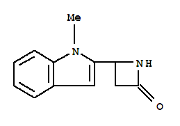 2-Azetidinone,4-(1-methyl-1h-indol-2-yl)-(9ci) Structure,777886-63-2Structure