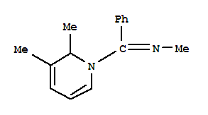 Pyridine, 1,2-dihydro-2,3-dimethyl-1-[(methylimino)phenylmethyl]-(9ci) Structure,777944-43-1Structure