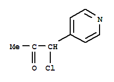 2-Propanone, 1-chloro-1-(4-pyridinyl)- Structure,778532-97-1Structure