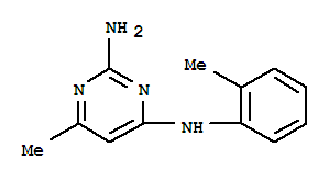 2,4-Pyrimidinediamine,6-methyl-n4-(2-methylphenyl)-(9ci) Structure,778545-04-3Structure