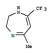 2,3-Dihydro-5-methyl-7-trifluormethyl-1H-1,4-diazepine Structure,77855-07-3Structure