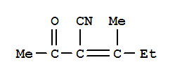 2-Pentenenitrile, 2-acetyl-3-methyl-(9ci) Structure,77915-51-6Structure