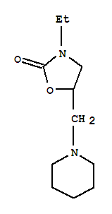 (9ci)-3-乙基-5-(1-哌啶基甲基)-2-噁唑烷酮結(jié)構(gòu)式_779266-35-2結(jié)構(gòu)式