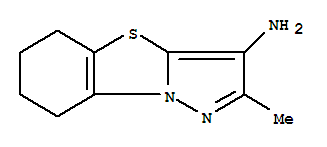 Pyrazolo[5,1-b]benzothiazol-3-amine, 5,6,7,8-tetrahydro-2-methyl-(9ci) Structure,779293-70-8Structure