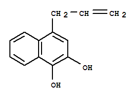 1,2-Naphthalenediol, 4-(2-propenyl)-(9ci) Structure,77960-92-0Structure