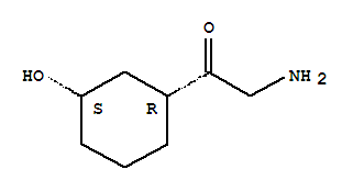 Ethanone, 2-amino-1-(3-hydroxycyclohexyl)-, cis-(9ci) Structure,780004-43-5Structure