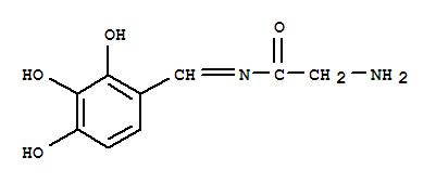 Acetamide, 2-amino-n-[(2,3,4-trihydroxyphenyl)methylene]-(9ci) Structure,780695-97-8Structure