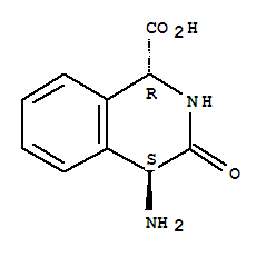 反式-(9ci)-4-氨基-1,2,3,4-四氫-3-氧代-1-異喹啉羧酸結(jié)構(gòu)式_780726-56-9結(jié)構(gòu)式