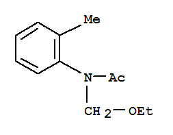 Acetamide, n-(ethoxymethyl)-n-(2-methylphenyl)-(9ci) Structure,780821-11-6Structure