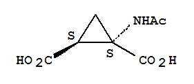 1,2-Cyclopropanedicarboxylicacid,1-(acetylamino)-,(1r,2r)-rel-(9ci) Structure,781608-33-1Structure