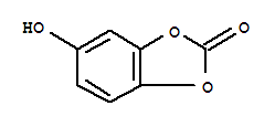 1,3-Benzodioxol-2-one, 5-hydroxy- Structure,78213-00-0Structure