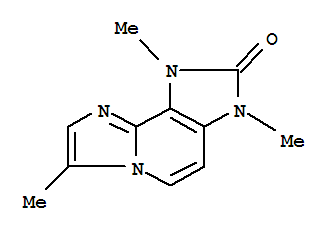 (9ci)-1,3-二氫-1,3,7-三甲基-2H-二咪唑并[1,2-a:4,5-c]吡啶-2-酮結(jié)構(gòu)式_782409-78-3結(jié)構(gòu)式