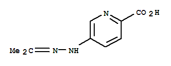 2-Pyridinecarboxylicacid,5-[(1-methylethylidene)hydrazino]-(9ci) Structure,78273-21-9Structure