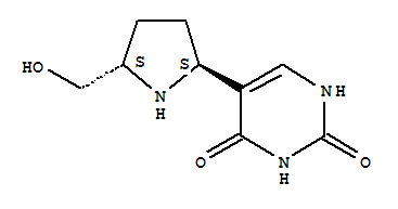 2,4(1H,3h)-pyrimidinedione, 5-[(2s,5s)-5-(hydroxymethyl)-2-pyrrolidinyl]-(9ci) Structure,783290-11-9Structure