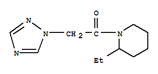 Piperidine, 2-ethyl-1-(1h-1,2,4-triazol-1-ylacetyl)-(9ci) Structure,783293-50-5Structure