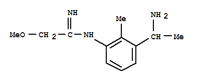 (9ci)-n-[3-(1-氨基乙基)-2-甲基苯基]-2-甲氧基-鹽酸乙脒結(jié)構(gòu)式_784121-55-7結(jié)構(gòu)式