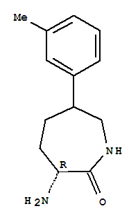 2H-azepin-2-one,3-aminohexahydro-6-(3-methylphenyl)-,(3r)-(9ci)Structure,784156-08-7Structure 2H-azepin-2-one,3-aminohexahydro-6-(3-methylphenyl)-,(3r)-(9ci) Structure,784156-08-7Structure