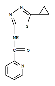 2-Pyridinecarboxamide,n-(5-cyclopropyl-1,3,4-thiadiazol-2-yl)-(9ci) Structure,784166-15-0Structure