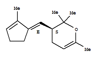 (3s)-(9ci)-3,4-二氫-2,2,6-三甲基-3-[(e)-(2-甲基-2-環(huán)戊烯-1-基)甲基]-2H-吡喃結(jié)構(gòu)式_784201-52-1結(jié)構(gòu)式