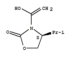 2-Oxazolidinone, 3-(1-hydroxyethenyl)-4-(1-methylethyl)-, (s)-(9ci) Structure,785021-63-8Structure