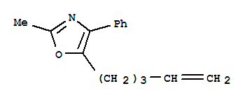 (9ci)-2-甲基-5-(4-戊烯基)-4-苯基-噁唑結(jié)構(gòu)式_786577-28-4結(jié)構(gòu)式