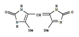 (9ci)-4-[(2,3-二氫-5-甲基-2-氧代-4H-咪唑-4-基)甲基]-1,3-二氫-5-甲基-2H-咪唑-2-酮結(jié)構(gòu)式_786593-65-5結(jié)構(gòu)式