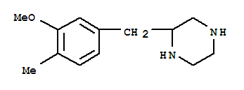 Piperazine, 2-[(3-methoxy-4-methylphenyl)methyl]-(9ci) Structure,786626-22-0Structure