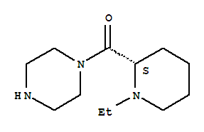 Piperazine, 1-[[(2s)-1-ethyl-2-piperidinyl]carbonyl]-(9ci) Structure,786632-89-1Structure