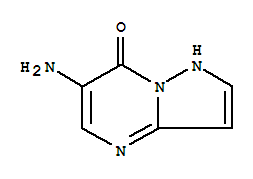 Pyrazolo[1,5-a]pyrimidin-7(1h)-one, 6-amino-(9ci) Structure,78666-77-0Structure