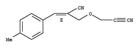 2-Propenenitrile,3-(4-methylphenyl)-2-[(2-propynyloxy)methyl]-,(2z)-(9ci) Structure,786682-44-8Structure