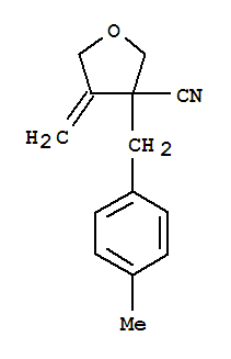 3-Furancarbonitrile,tetrahydro-4-methylene-3-[(4-methylphenyl)methyl]-(9ci) Structure,786682-59-5Structure