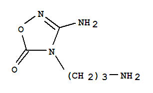 (9ci)-3-氨基-4-(3-氨基丙基)-1,2,4-噁二唑-5(4h)-酮結(jié)構(gòu)式_787528-75-0結(jié)構(gòu)式