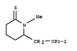 2-Piperidinethione, 1-methyl-6-[(1-methylethoxy)methyl]- Structure,787636-57-1Structure