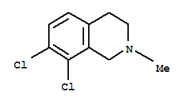 (9ci)-7,8-二氯-1,2,3,4-四氫-2-甲基-異喹啉結(jié)構(gòu)式_790152-97-5結(jié)構(gòu)式