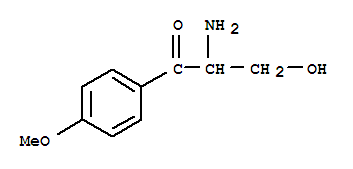 1-Propanone,2-amino-3-hydroxy-1-(4-methoxyphenyl)-(9ci) Structure,790158-27-9Structure