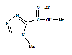 1-Propanone,2-bromo-1-(4-methyl-4h-1,2,4-triazol-3-yl)-(9ci) Structure,790185-42-1Structure