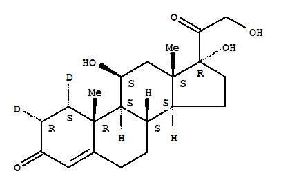 Cortisol-1,2-d2 Structure,79037-25-5Structure